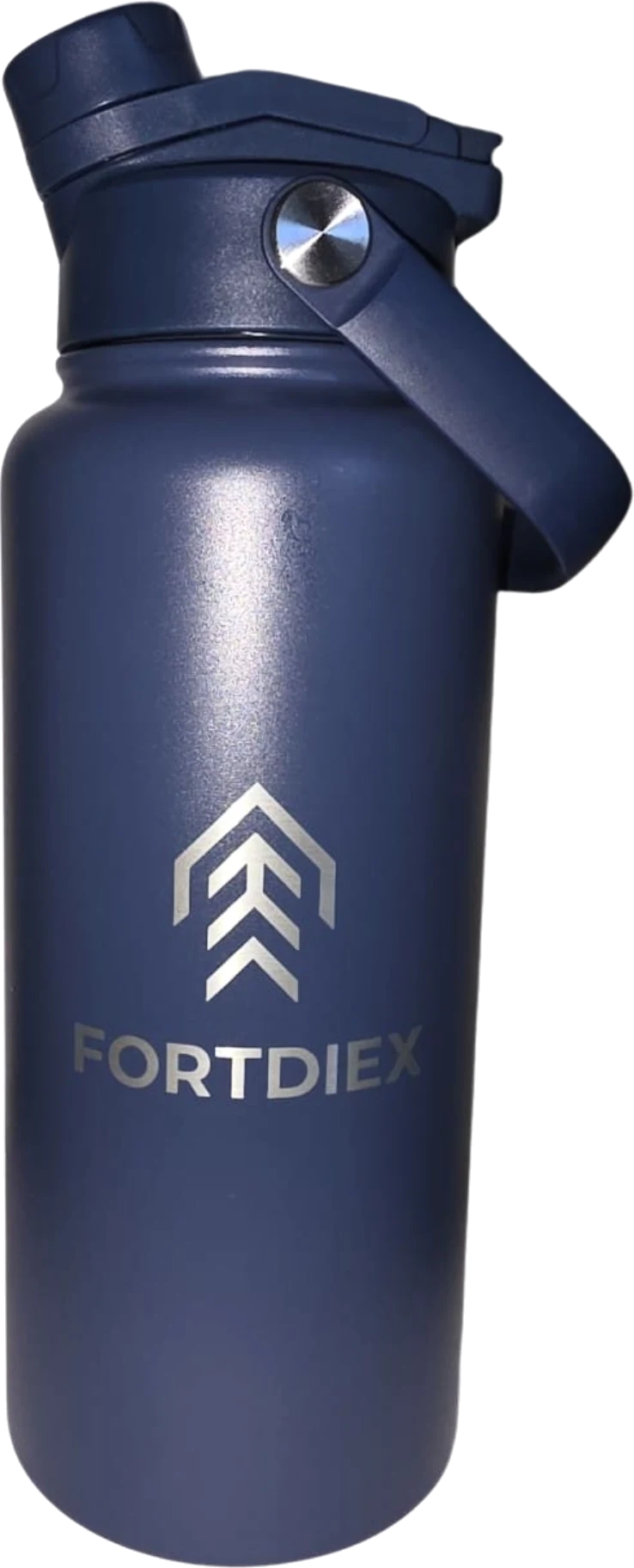 FORTDIEX 1L Navy Blue vacuum-insulated stainless steel water bottle